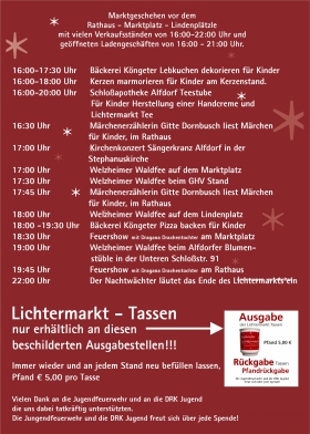 Programm vom Lichtermarkt 2025